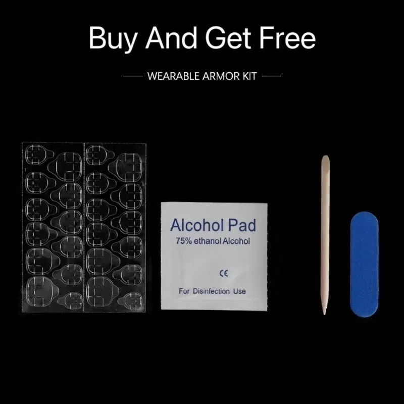 10 шт./набор накладные ногти с полным покрытием