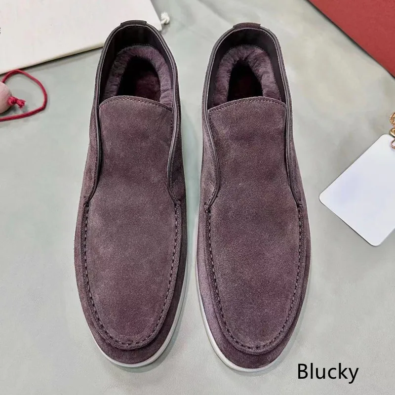 

Женские замшевые туфли, повседневная однотонная обувь на плоской подошве, с круглым носком, простые и удобные, Lefu, весна-осень