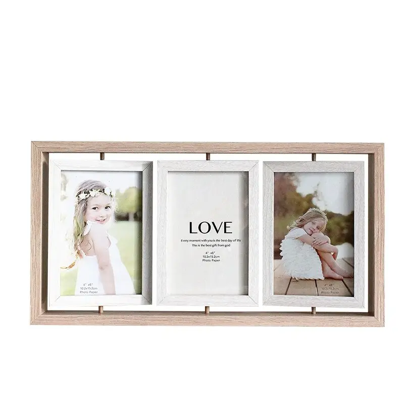 Рамки для фотографий 4x6 вращающаяся семейная фоторамка декор офисного стола