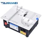 Настольные мини-пилы ALLSOME, электрическая настольная пила, модель сделай сам, бытовая режущая машина с лезвием 63 мм, резак для дерева, 96 Вт