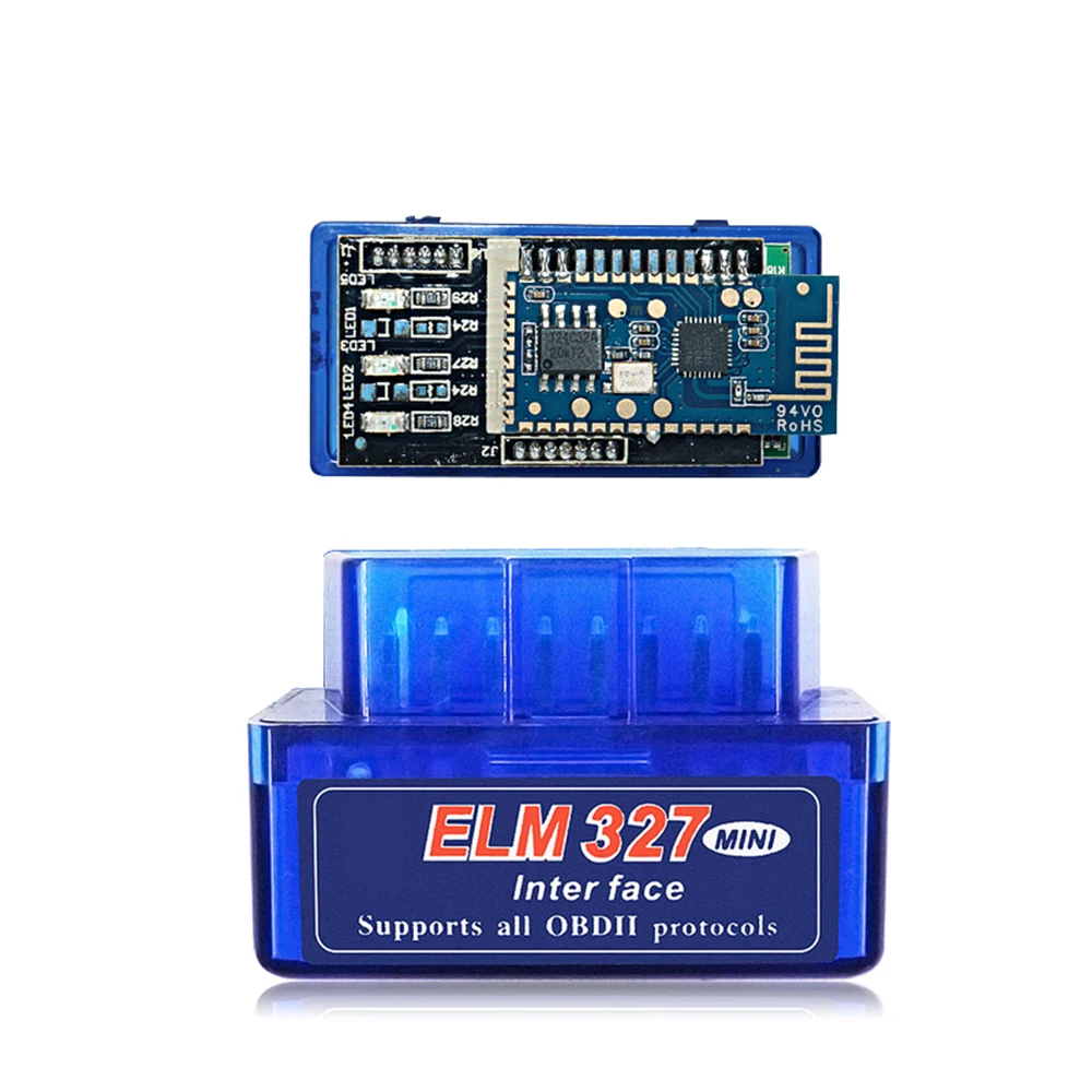 Мини-сканер ELM327 OBD2 с чипом PIC18F25K80 Bluetooth-совместимый для Android/ПК |