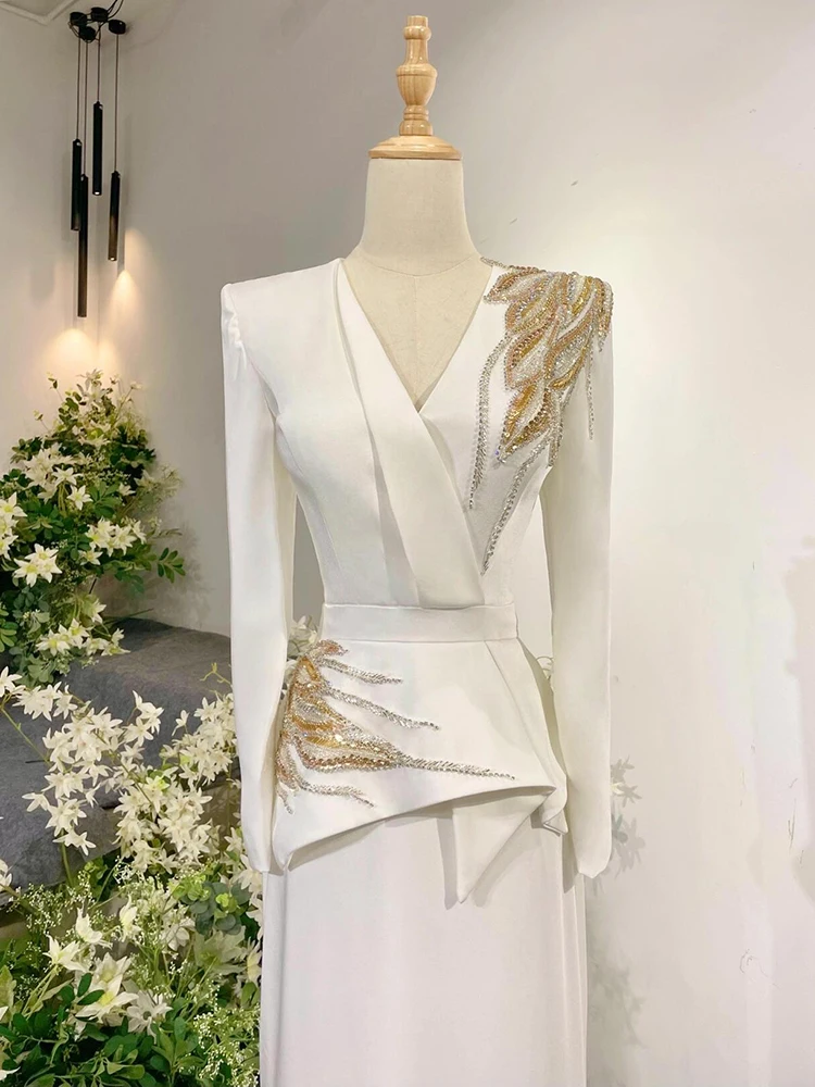 Высококлассное вечернее платье для хозяев легкое роскошное темпераментное