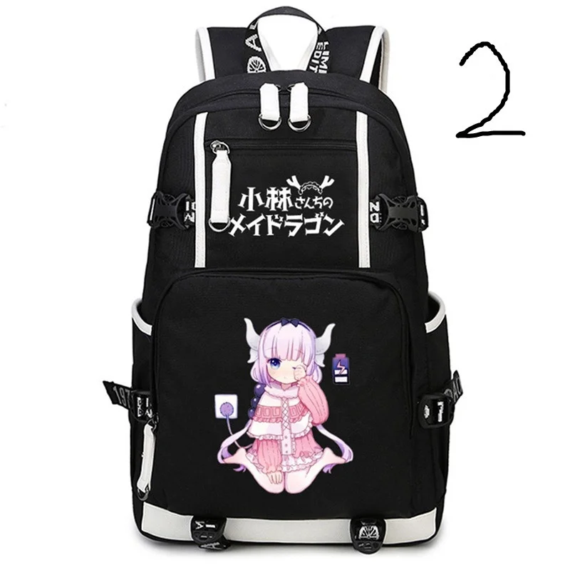 Новинка 2023 аниме Miss Kobayashi's Dragon Maid косплей сумка для книг студенческая рюкзак