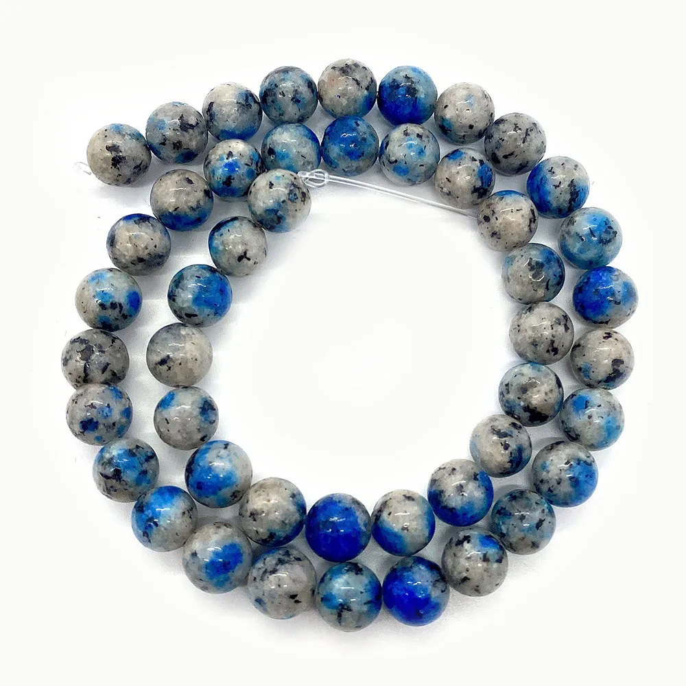 

Natural Stone Bead Round Spherical Polished Loose Spacer Beads for Jewelry Making DIY Charms Bracelets Necklace Accessory 6-10MM