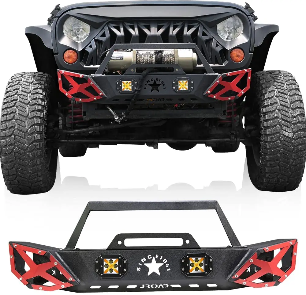 

Front Bumper Protect Guard for Jeep Wrangler JK Rubicon 2007-present Accessories Parts