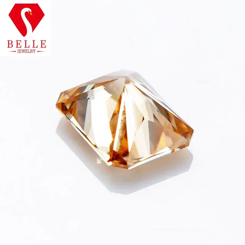 BELLE Лидер продаж блестящие сияющие огранки цвета шампанского свободные
