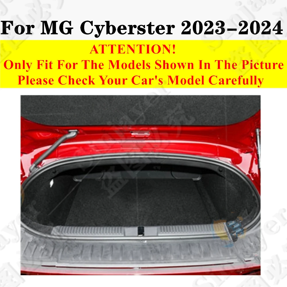 Коврик в багажник автомобиля для MG Cyberster 2024 2023 всепогодный задний грузовой чехол