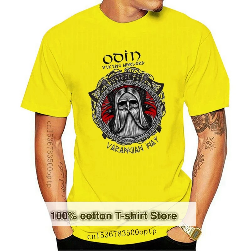 

Odin Viking T-Shirt Draker Iceland Conan Rune Gothic Nordic skull tee Tops wholesale Tee custom Environtal printed Tshirt cheap