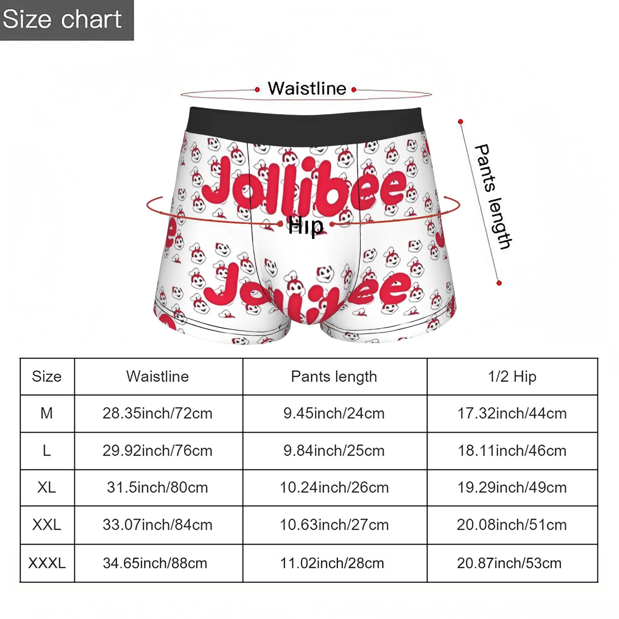 Трусы-боксеры Jollibee Box Logo Bee BOGO J-Jollibee, дышащие, вентилируемые, мужские, шорты-боксеры (art.: 3920d9fdbcaad) - 3920d9fdbcaad