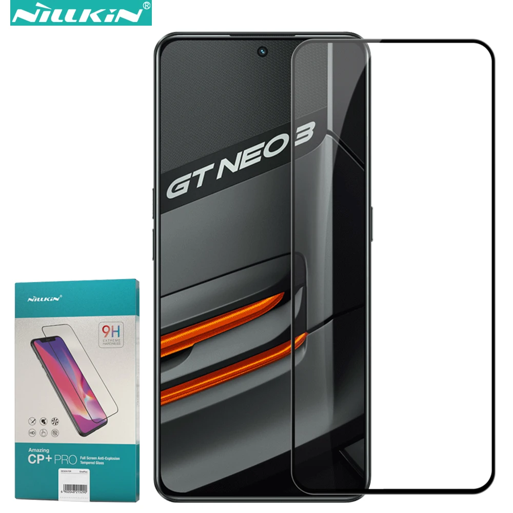 

Nillkin CP+Pro Tempered Glass for Realme GT Neo3, 2.5D Full Cover Screen Protectors