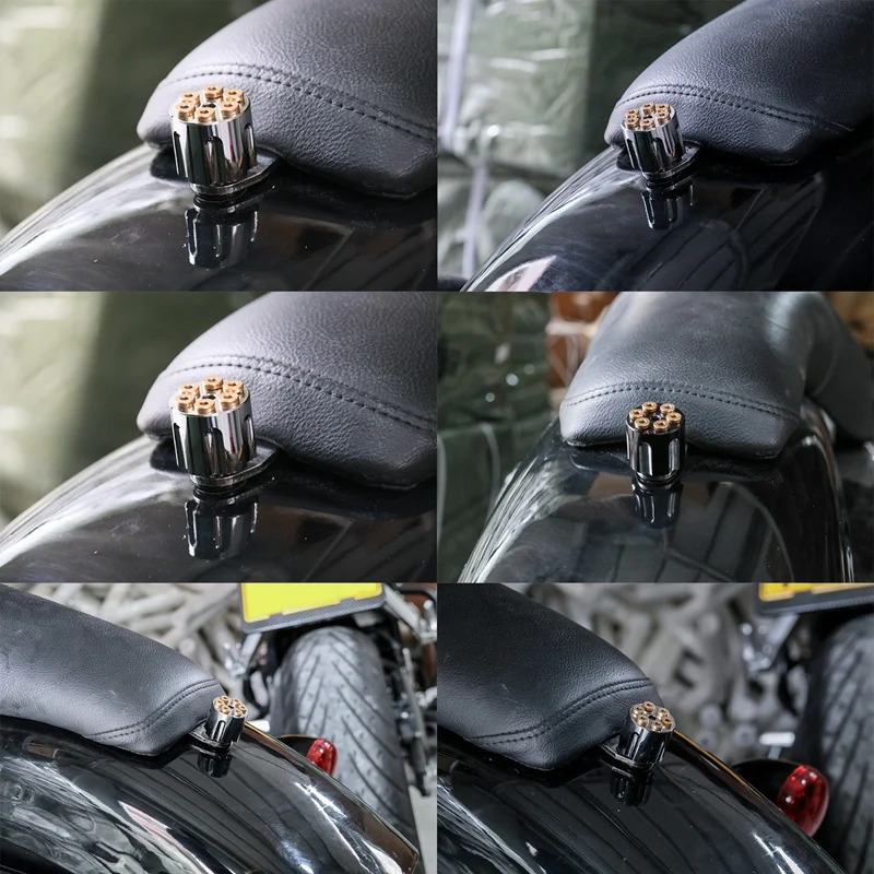 Задняя крышка для мотоцикла 1/4-20 с винтовым креплением и ручкой M6 Sportster Wide Glide Street