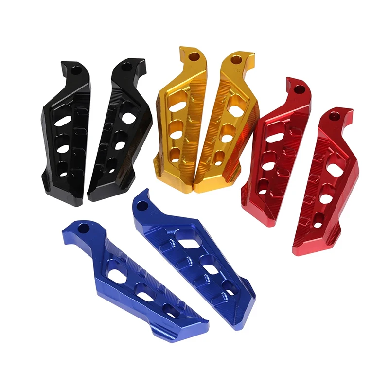 1 pair Motorcycle Rear Passenger Footrest Foot Rest Pegs Pedals For Yamaha XMAX300 XMAX250 XMAX125 XMAX 300 X-MAX 250 125 400