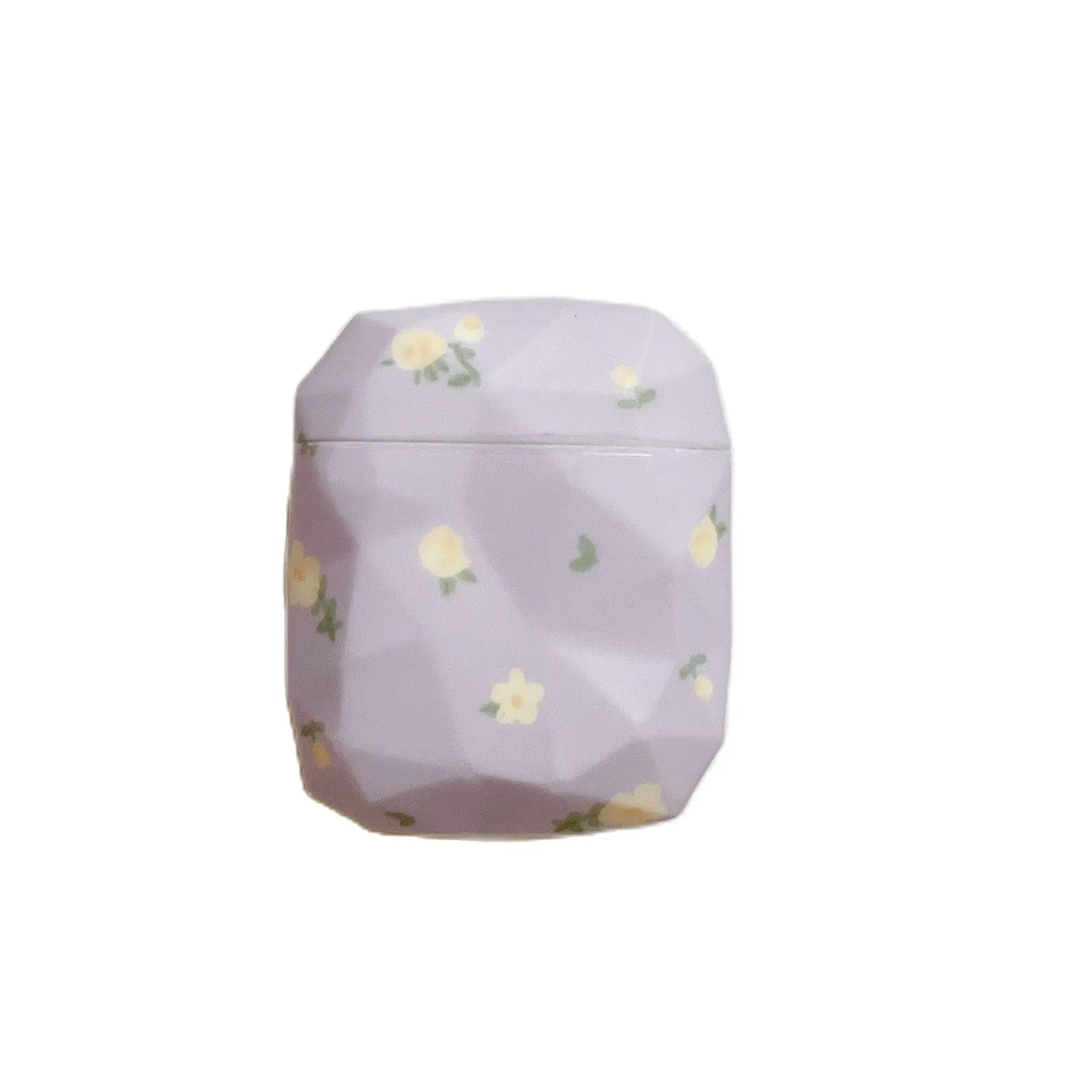 

Blue Purple Broken Flower Pattern For Apple Air Pods 1 2 3 Bag Wireless Earphone Accessories For Airpod Pro Rhombus Case