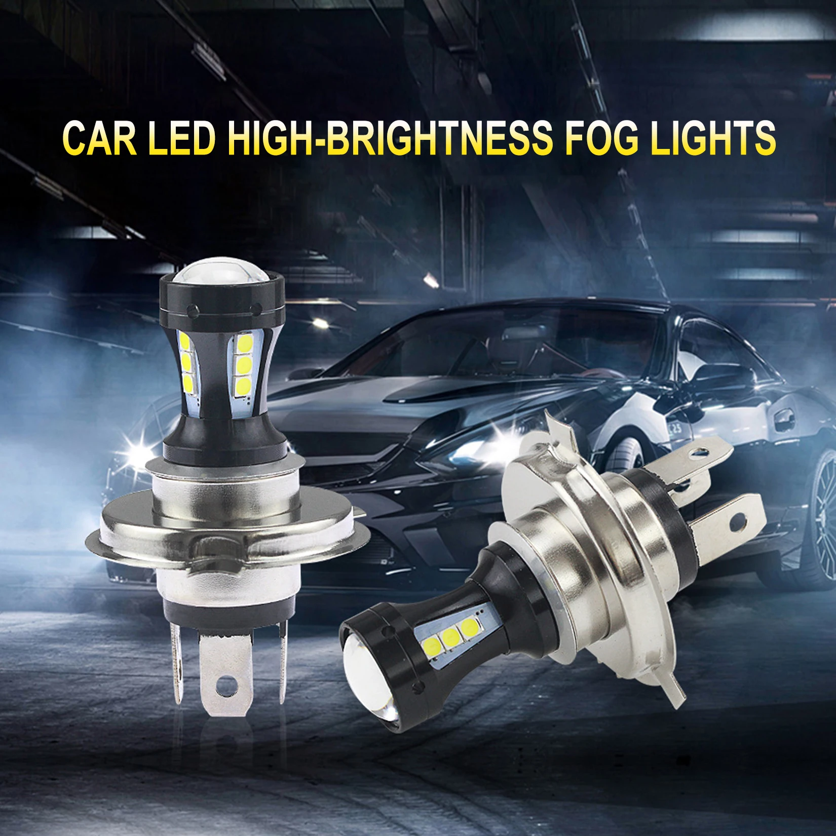 

Передняя светодиодная фара H4 s SMD 3030, 18 светодисветодиодный, рабочий прожсветильник Тор DRL для автомобиля, мотоцикла, грузовика, лодки, тракто...