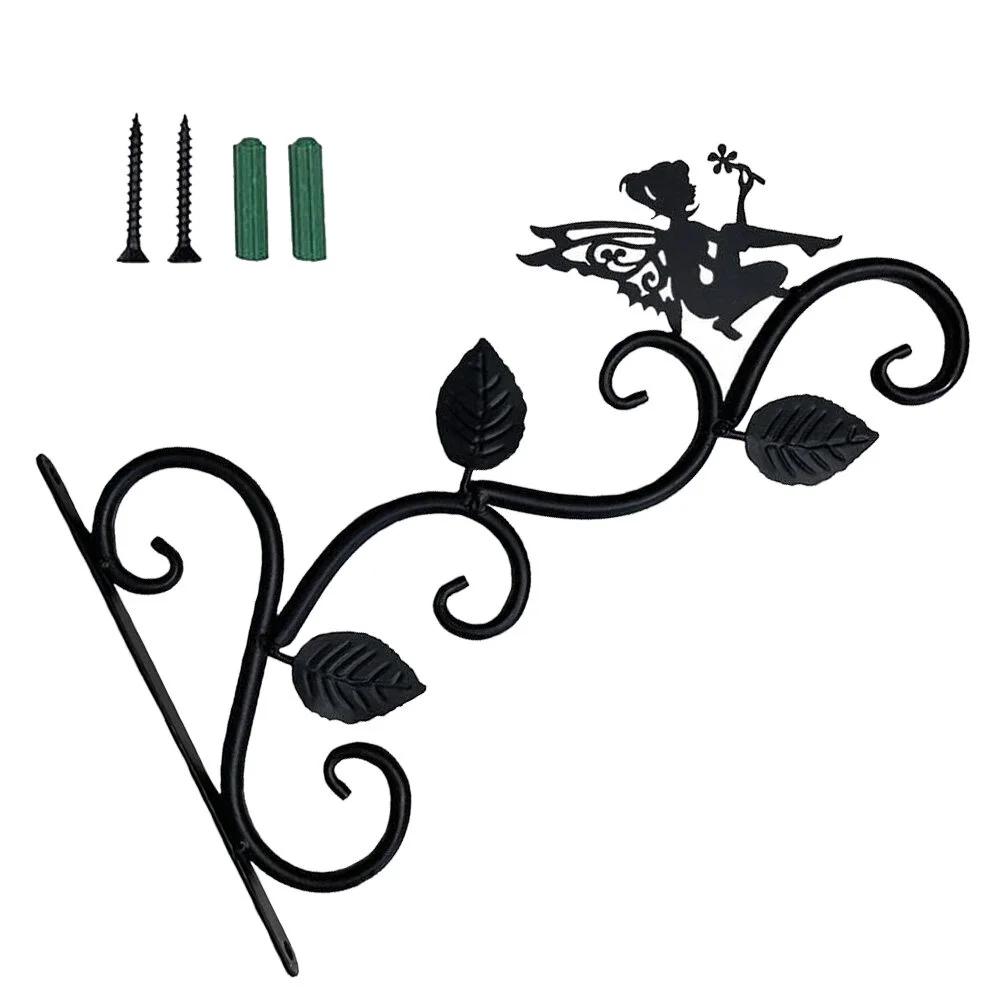 

The Fence Balcony Flowerpot Hooks Wall-mounted Hanger Planter Bracket Iron Craft