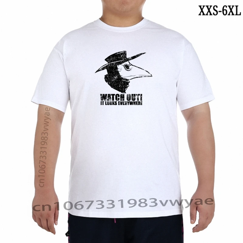 

Футболка с принтом Чумного доктора II