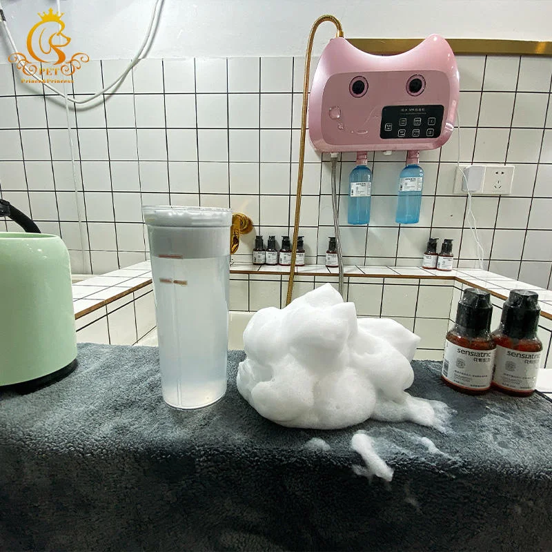 Фото Автоматический нано-миксер для шампуня Pet Grooming Bubble Machine для мытья собак и кошек №4