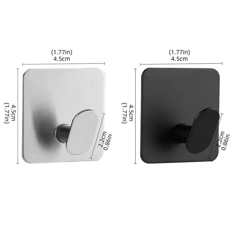 1 / 4 вязкие стенные крючки нержавеющая сталь туалетные кухонные полотенца куртки