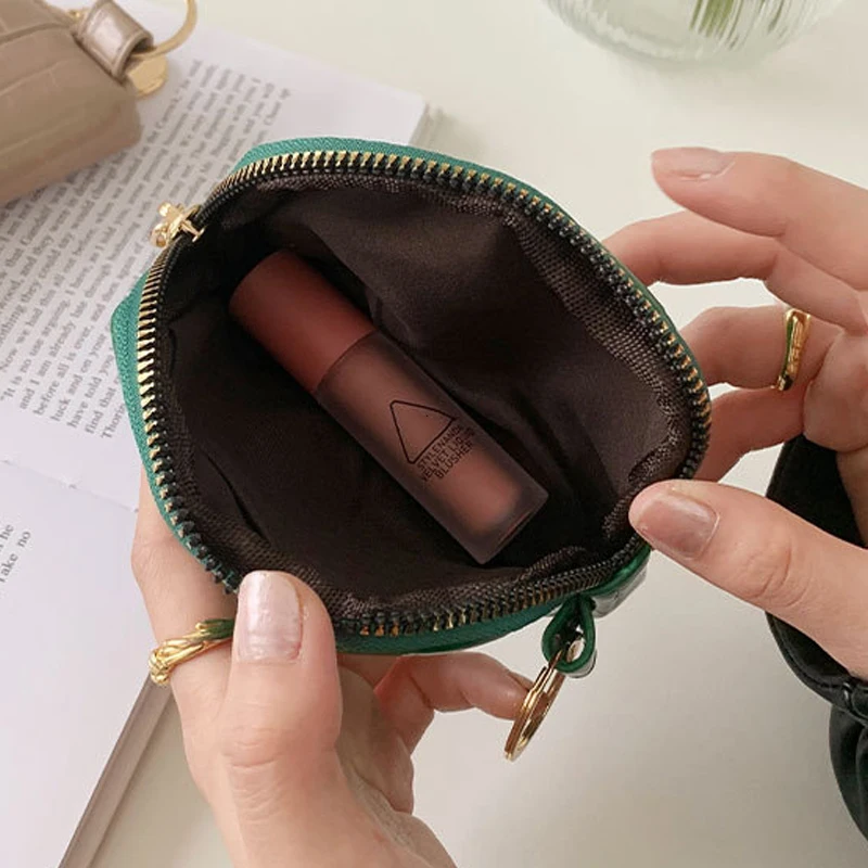 Маленький кошелек из искусственной кожи простой держатель для карт корейский