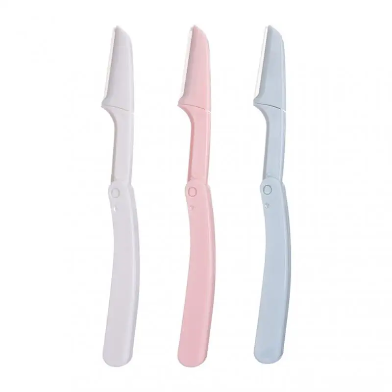 

Foldable Candy Eyebrow Trimmer Sharp Net Pattern Portable Eyebrow Scraper Eyebrow Trimmer Beauty Tool Women Beauty Makeup Tools