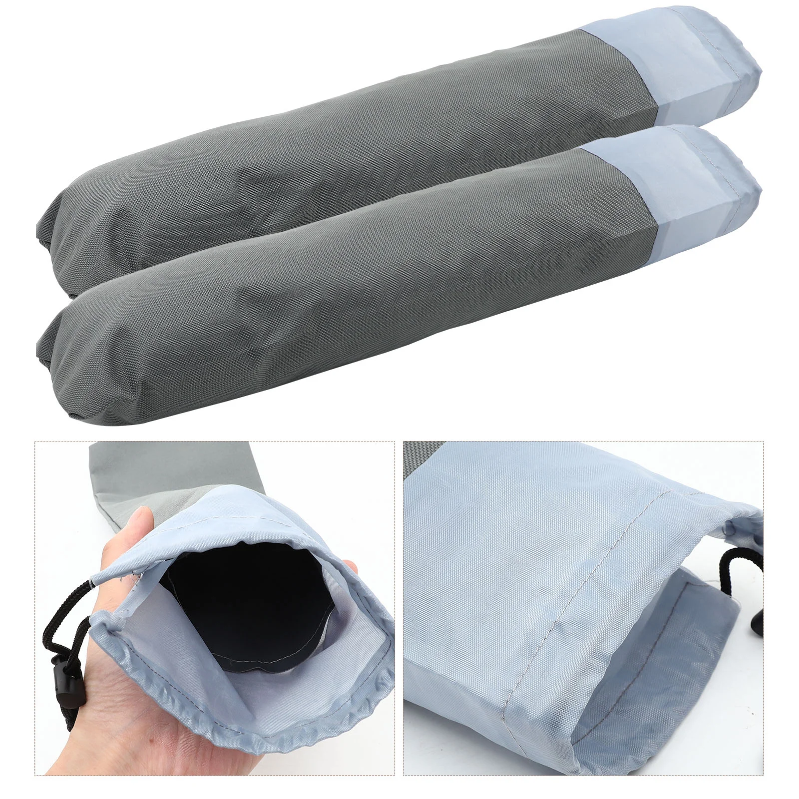 

2 Pcs Tote Bag Accessories Floor Nail Storage Wild Camping Tent Pegs Pocket Spike Pouch Rope Buckle 600d Oxford Cloth Travel
