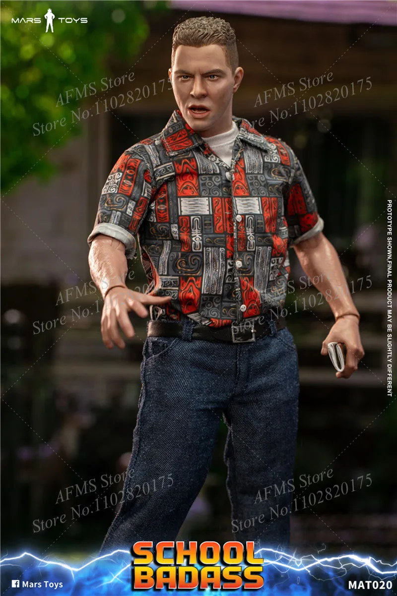 Mars Toys MAT020 Коллекционная фигурка в масштабе 1/6 Biff SCHOOL BADASS Назад будущее полный