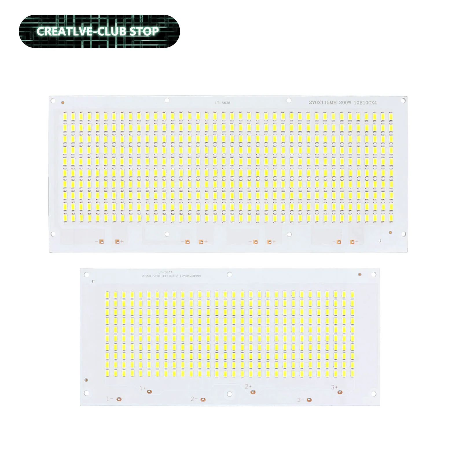 High Power SMD LED Lamp Bead Chip 150W 200W DC30-36V 5730 High Quality Lighting Panel Brightness Board Cold White Panel Lights