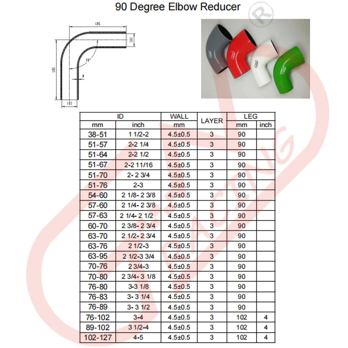 Универсальный силиконовый шланг 90-градусный разъем-переходник автомобильный