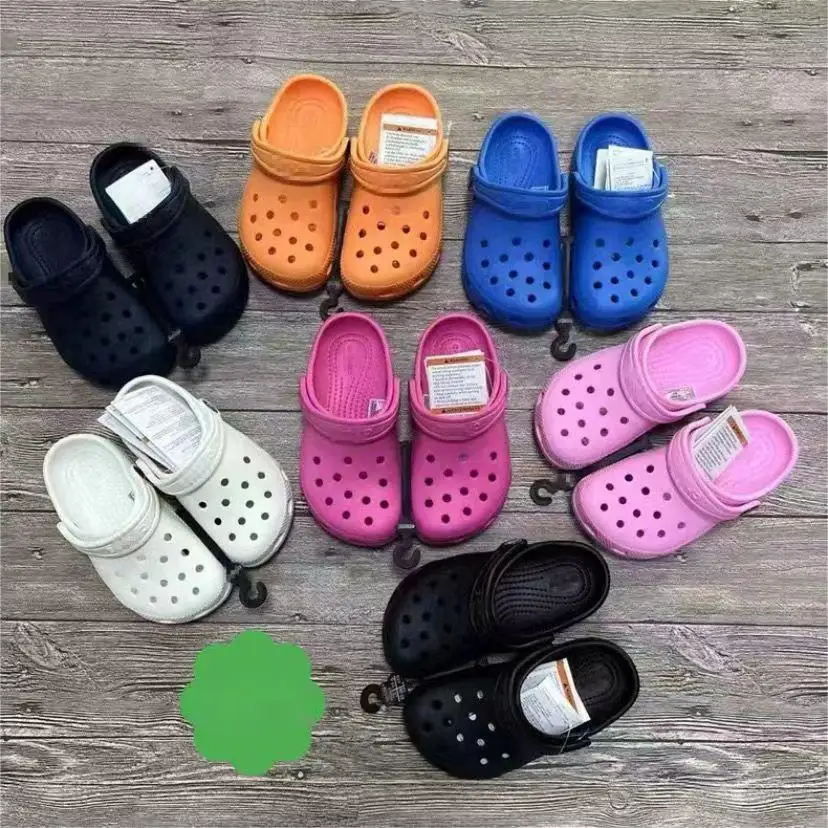 

Baby Children Croo Shoes Summer Clogs Beach Sandals Kids Garden Boys Girls Soft Non Slip Indoor Outdoor Toddler Slippers