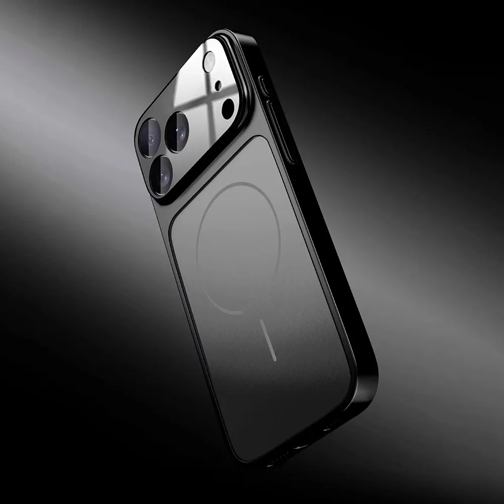 Фото Роскошный матовый чехол для телефона Magsafe для iPhone 17, 13, 16, 15, 14 Pro Max, 17 Pro, защитные чехлы для объектива, магнитная задняя Чехлы, чехол на айфон 17 15 №3