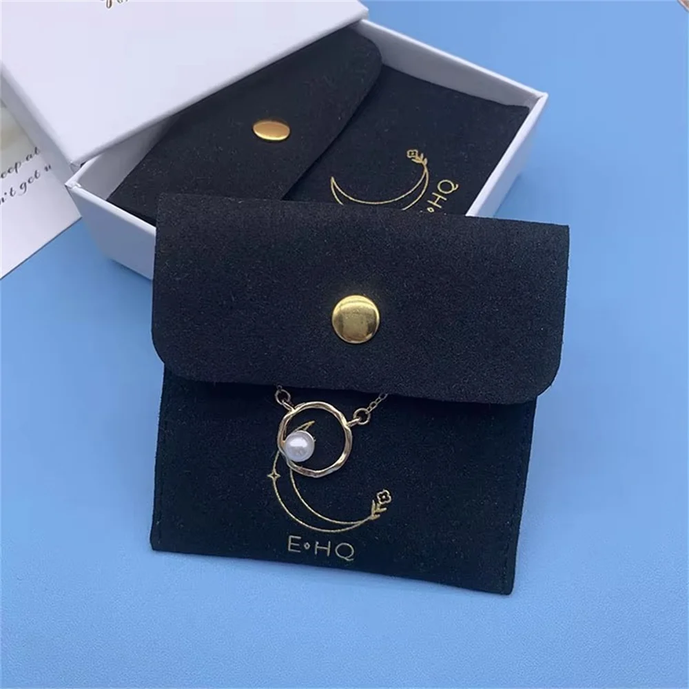 Изготовленная на заказ замшевая сумка для упаковки ювелирных изделий из