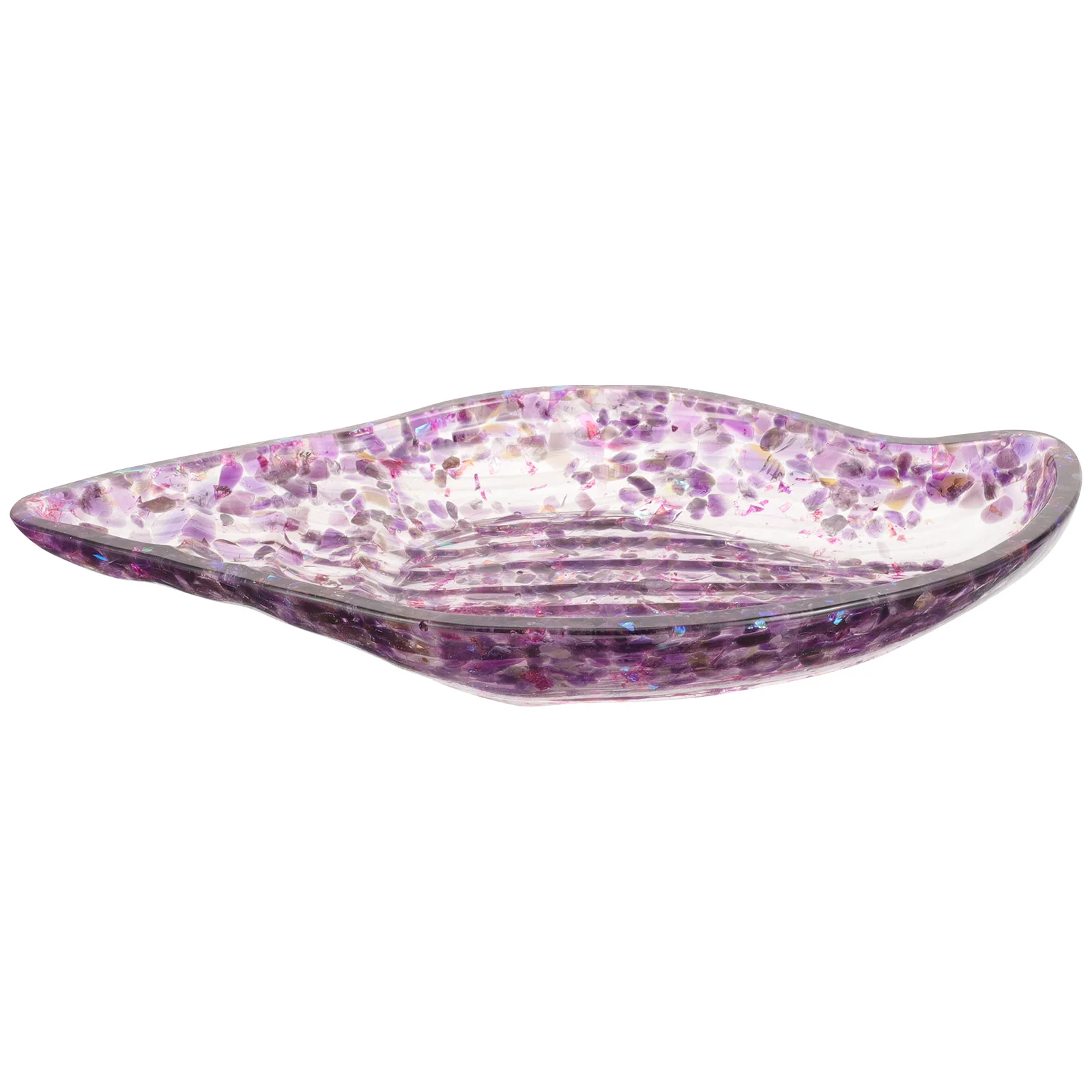 

Trinket Dish Crystal Jewelry Holder Display Tray Plate Organizer Bracelet Stand