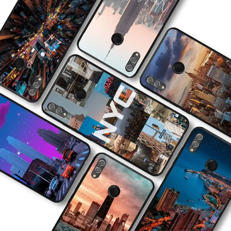 

New York City Phone Case For Huawei honor 10Lite 10i 20 8x 10 Funda for Honor 9lite 9xpro Back Coque