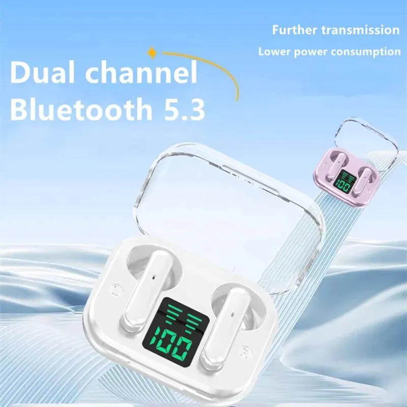 Беспроводные наушники-вкладыши T6 TWS Bluetooth-наушники с микрофоном шумоподавлением