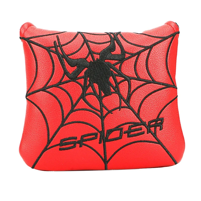

Golf Club Square Mallet Putter Cover Magnetic Synthetic PU Golf Headcover Protector For Spider Putter