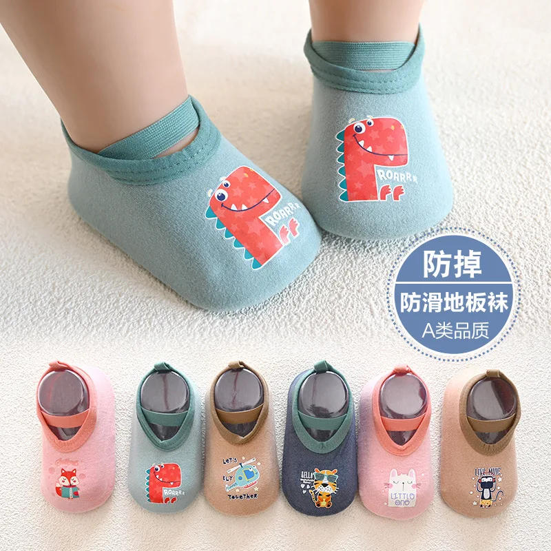 

Factory wholesale baby thsection spring/summer socks floor indoor toddler socks children cartoon antiskid shoes socks