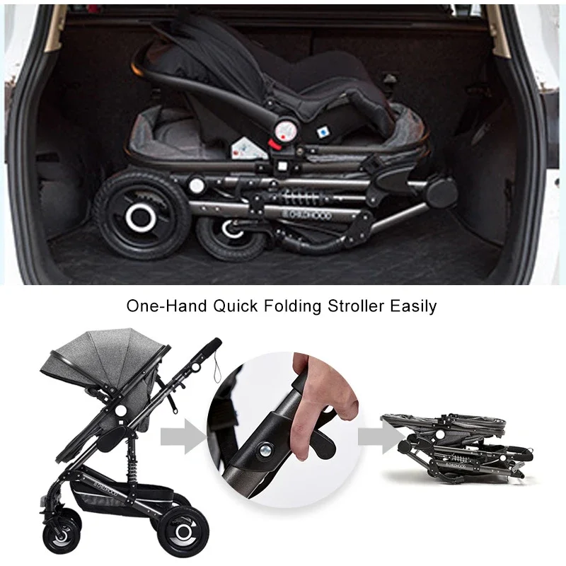 Горячая продажа коляски для новорожденных детская коляска Coches Para Bebes. Роскошные