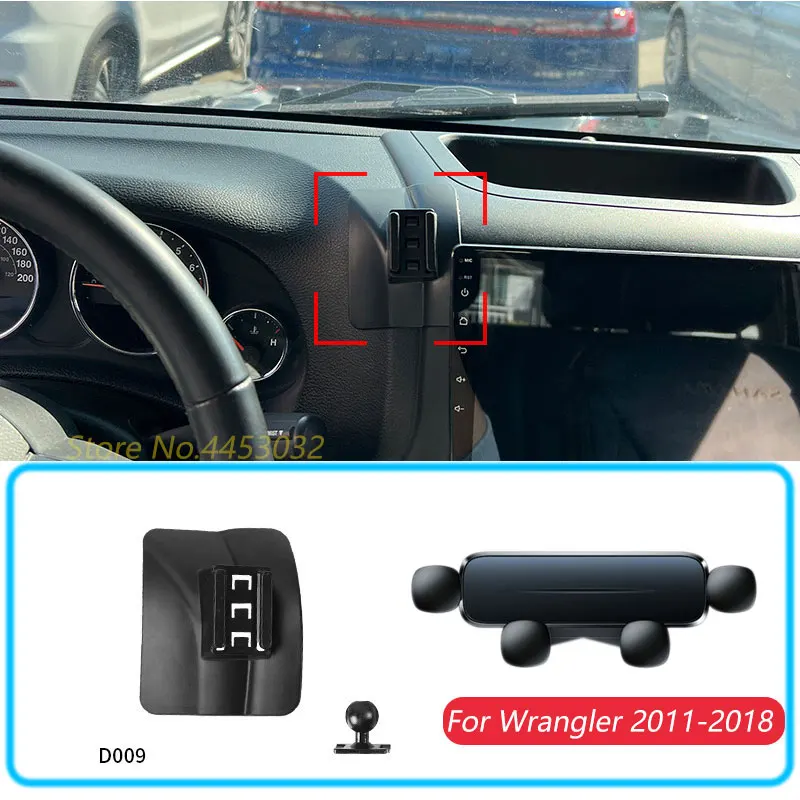 

Автомобильный держатель телефона для JEEP Wrangler 2011-2018, гравитационная подставка, поддержка горизонтального GPS-кронштейна для мобильного телефона, аксессуары с основанием
