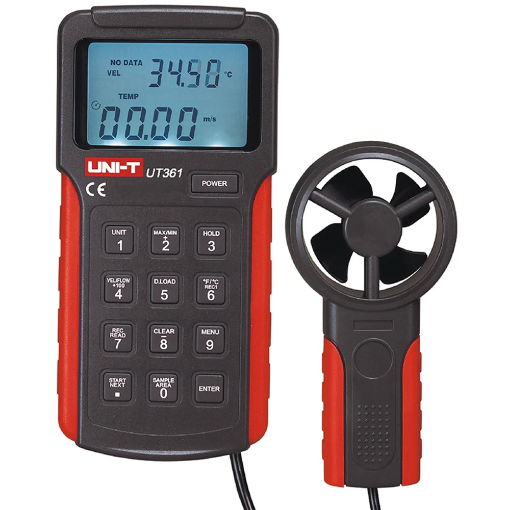 

UNI-T UT361 Performance Stable Anemometer Professional Type Measurement Wind Temperature Anemometer For Offshore Operations