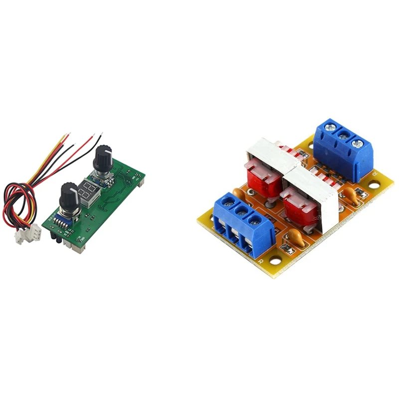 

1 Pcs Audio Stereo Isolator Current Sound Interference Filter & 1 Pcs 100 Kinds Effects DSP Digital Reverb Module