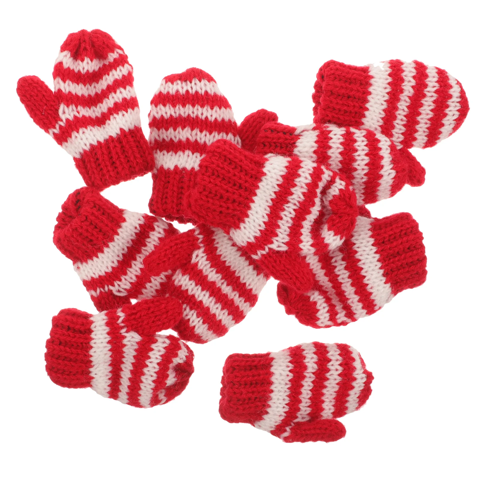 

10 Pcs Korean Version Child Jewel Ornaments Craft Gloves Yarn Decorative Knitted