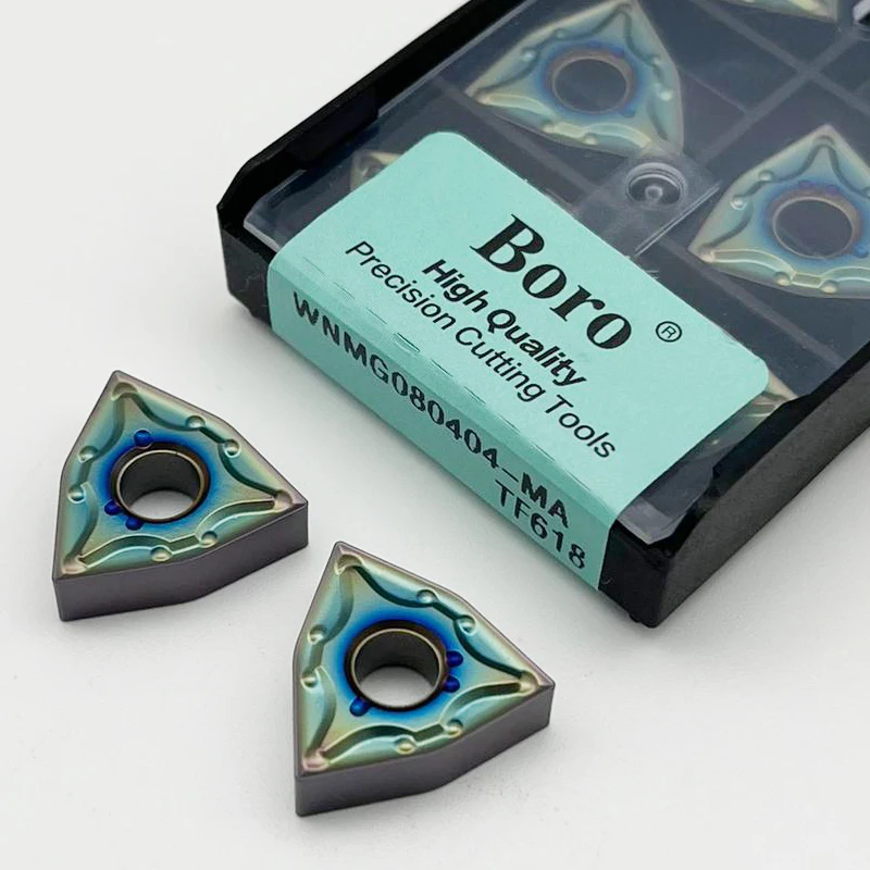 

WNMG080404 WNMG080408 Вставки из закаленной стали MA MS TF Твердосплавные вставки WNMG Внешние токарные инструменты Токарный станок с ЧПУ