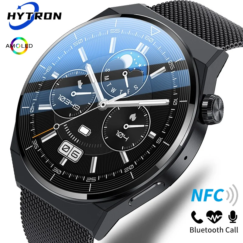

2023 GT3 Pro Smart Watch мужчины 390*390 AMOLED пользовательских набрать ответ позвонить спортивный фитнес-трекер IP68 водонепроницаемый Smartwatch для HUAWEI