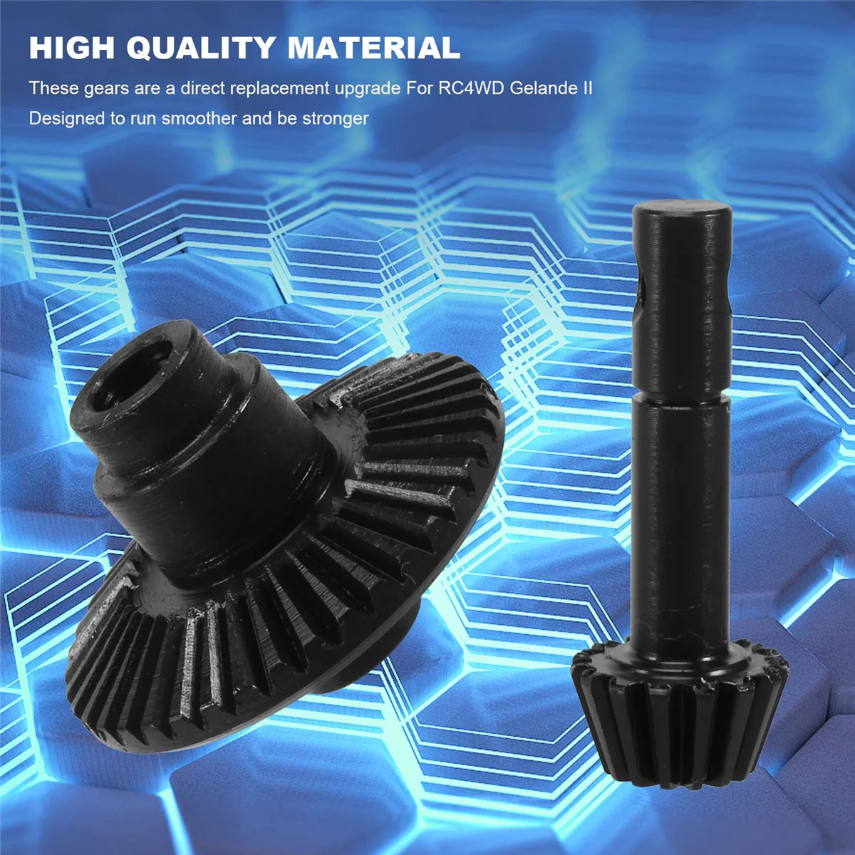 Сверхмощная спиральная коническая шестерня 40T 15T для 1/10 RC4WD TF2 D90 Gelande II Yota осевое