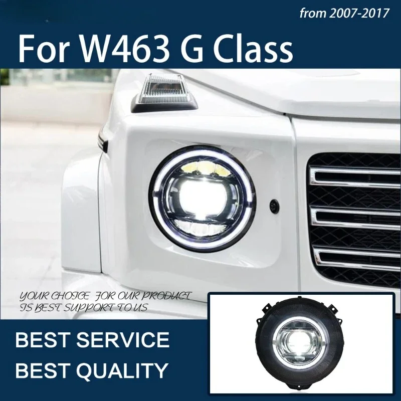 Автомобильные фары для W463 G Class 2007-2017 2018-2021 светодиодные автомобильные в сборе G350
