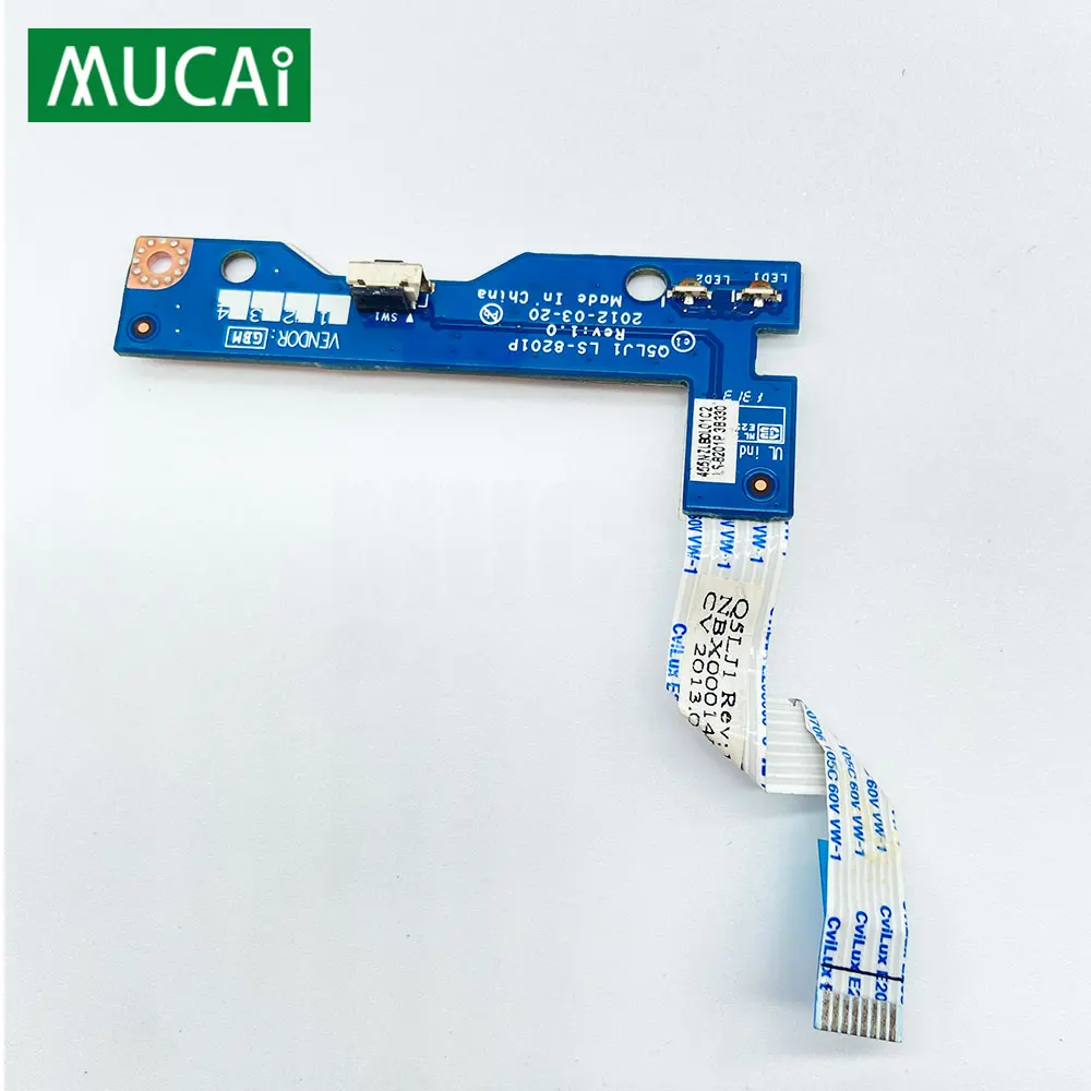 

Original power button board for ACER M3 M5-581 M5-581G board laptop acessórios de reparo para laptop Q5LJ1 LS-8201P