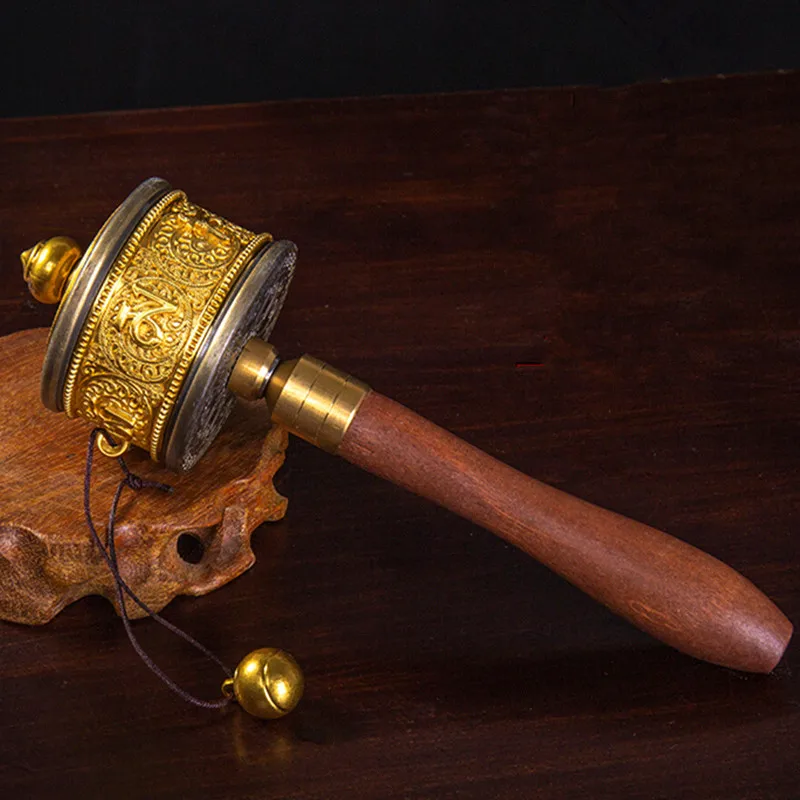 19 5 см латунный/серебряный сплав медь Tranic буддистские четкие шесть слов Писания