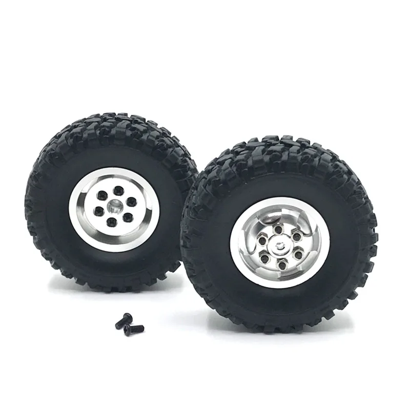 

Hot Sale Metal Wheel Rim Tire Tyre Set For WPL B14 B24 B16 B36 6WD C24 C34 C44 4WD 1/16 RC Truck Car Upgrade Parts Accessories