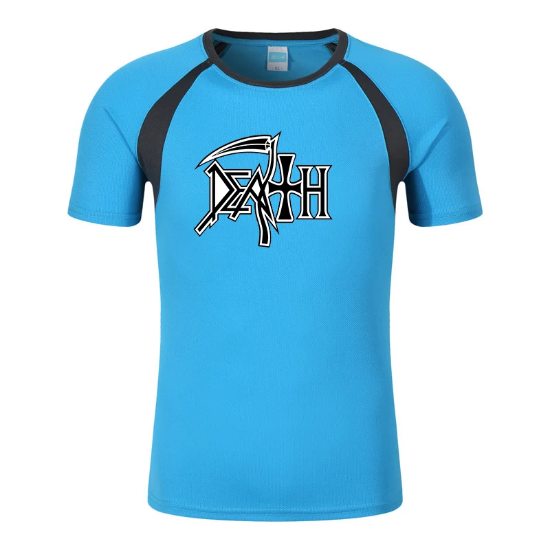 Футболка мужская с принтом из тяжелого металла Модная хлопковая рубашка реглан