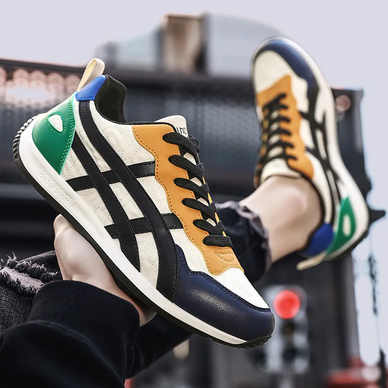 Summer Fashion Breathable Lace-up Men Casual Sports Shoes Comfortable Anti-slip Outdoor Man Casual Sneakers Men's Trend Sneakers